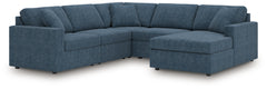Diamond Furniture - Ashley Furniture - Modmax 5-Piece Sectional with Chaise - RAF 5-Piece Sectional with Chaise - 92121S68