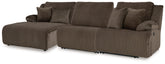 Diamond Furniture - Ashley Furniture - Top Tier 3-Piece Reclining Sofa Chaise Sectional - 3-Piece Reclining Sofa Chaise Sectional - 92705S11