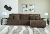 Diamond Furniture - Ashley Furniture - Top Tier 3-Piece Sectional Sofa Chaise - 3-Piece Sectional Sofa Chaise - 92705S6