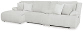 Diamond Furniture - Ashley Furniture - Top Tier 4-Piece Reclining Sectional with Chaise - 4-Piece Reclining Sectional with Chaise - 92706S12
