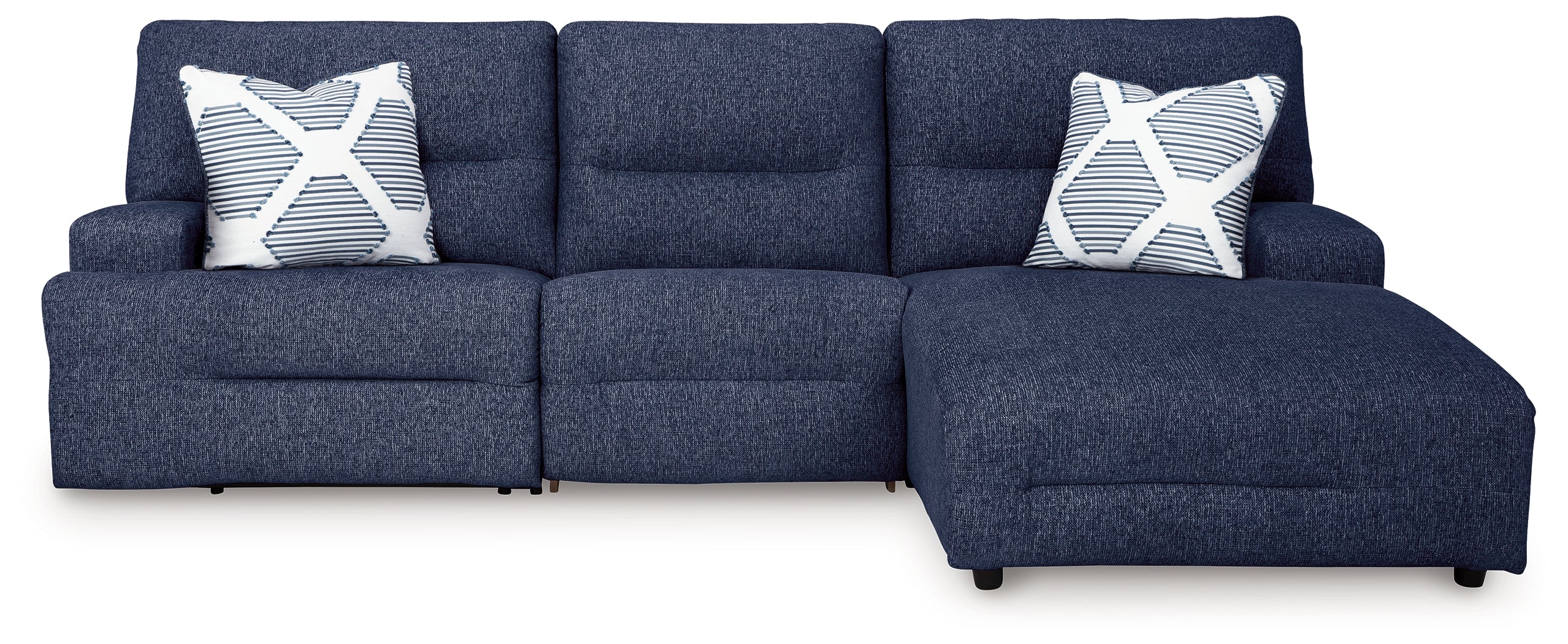 Diamond Furniture - Ashley Furniture - Acklen Place 3-Piece Power Reclining Sectional - 3-Piece Power Reclining Sectional - 93607S6