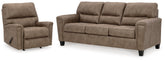 Diamond Furniture - Ashley Furniture - Navi Sofa and Recliner - Sofa and Recliner - 94004U3