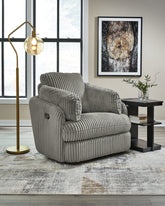 Diamond Furniture - Ashley Furniture - Tie-Breaker Swivel Glider Recliner - Swivel Glider Recliner - 9490361