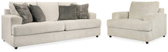 Diamond Furniture - Ashley Furniture - Soletren Sofa and Oversized Chair - Sofa and Oversized Chair - 95104U8