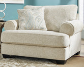 Diamond Furniture - Ashley Furniture - Monaghan Oversized Chair - Chair and a Half - 9620523