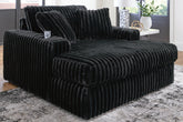 Diamond Furniture - Ashley Furniture - Midnight-Madness Oversized Chaise - Oversized Chaise - 9810315