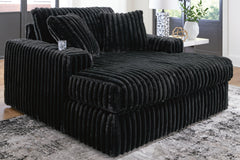 Diamond Furniture - Ashley Furniture - Midnight-Madness Oversized Chaise - Oversized Chaise - 9810315