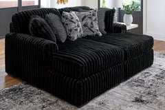 Diamond Furniture - Ashley Furniture - Midnight-Madness Super Chaise - RAF Super Chaise - 98103S8