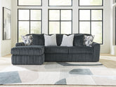 Diamond Furniture - Ashley Furniture - Midnight-Madness 2-Piece Sectional Sofa Chaise - RAF 2-Piece Sectional Sofa Chaise - 98105S4