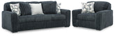 Diamond Furniture - Ashley Furniture - Midnight-Madness Sofa and Oversized Chair - Sofa and Oversized Chair - 98105U3
