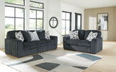 Diamond Furniture - Ashley Furniture - Midnight-Madness Sofa and Loveseat - Sofa and Loveseat - 98105U1