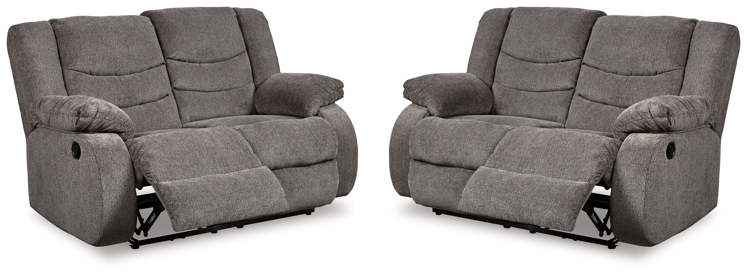 Diamond Furniture - Ashley Furniture - Tulen Set of 2 Reclining Loveseats - Set of 2 Reclining Loveseats - 98606U5