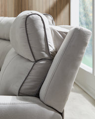 Social Pointe 6-Piece Reclining Sectional with Storage Console