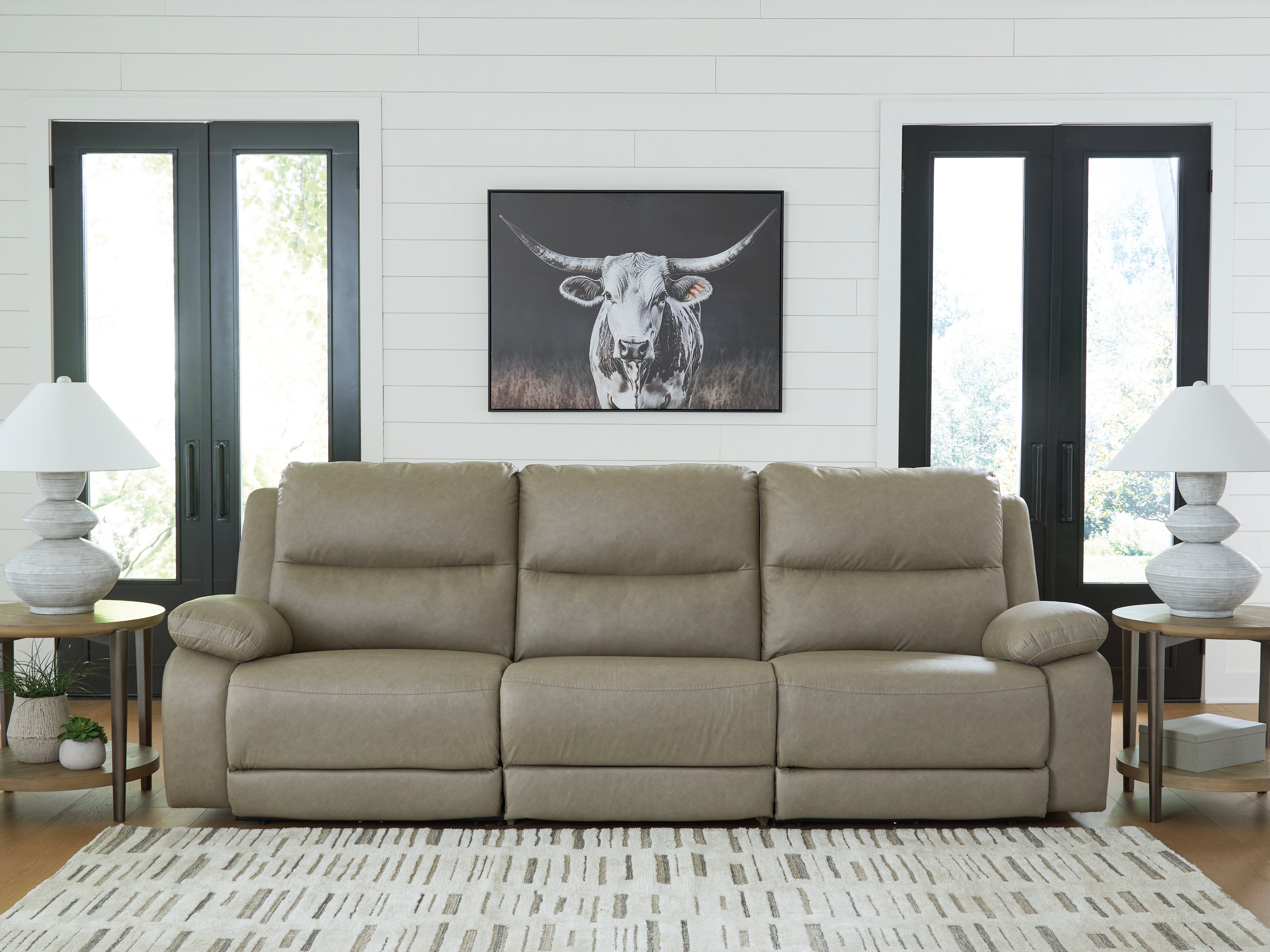 Diamond Furniture - Ashley Furniture - Narwhal Place 3-Piece Power Reclining Sectional - 3-Piece Power Reclining Sectional - PC99201S1