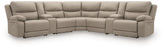 Diamond Furniture - Ashley Furniture - Narwhal Place 7-Piece Reclining Sectional with Storage Consoles - 7-Piece Reclining Sectional with Storage Consoles - PC99201S34
