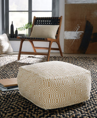 Diamond Furniture - Ashley Furniture - Adamont Pouf - Pouf - A1001059