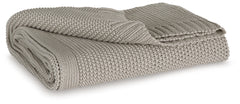 Diamond Furniture - Ashley Furniture - Gayelery Throw (Set of 3) - Throw (3/CS) / Gray - A1001085