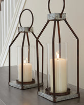 Diamond Furniture - Ashley Furniture - Diedrick Lantern (Set of 2) - Lantern Set (Set of 2) - A2000346