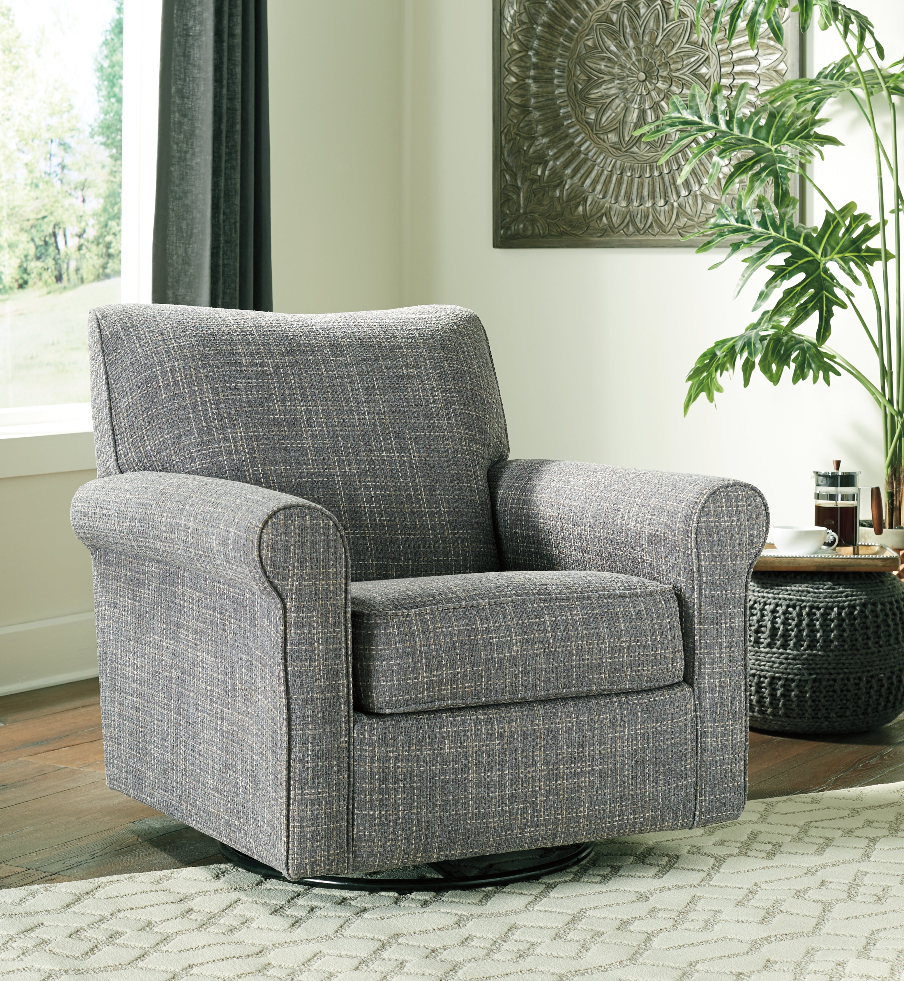 Diamond Furniture - Ashley Furniture - Renley Accent Chair - Swivel Glider Accent Chair - A3000002