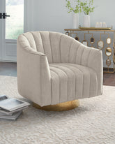 Diamond Furniture - Ashley Furniture - Penzlin Accent Chair - Swivel Accent Chair - A3000241