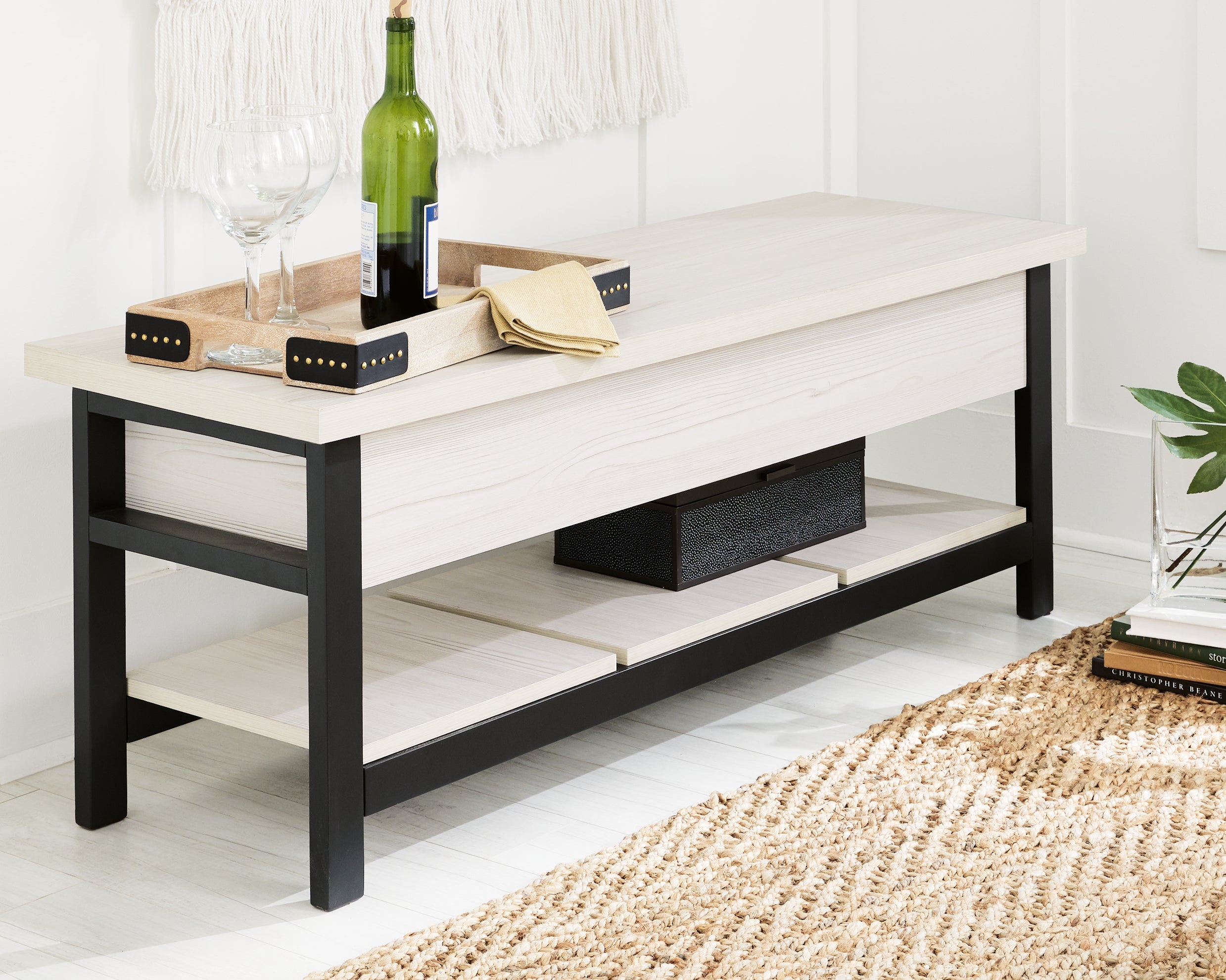 Diamond Furniture - Ashley Furniture - Rhyson Storage Bench - Storage Bench - A3000312