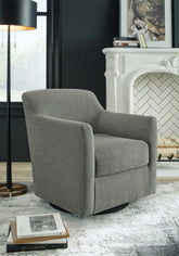 Diamond Furniture - Ashley Furniture - Bradney Swivel Accent Chair - Swivel Accent Chair - A3000326