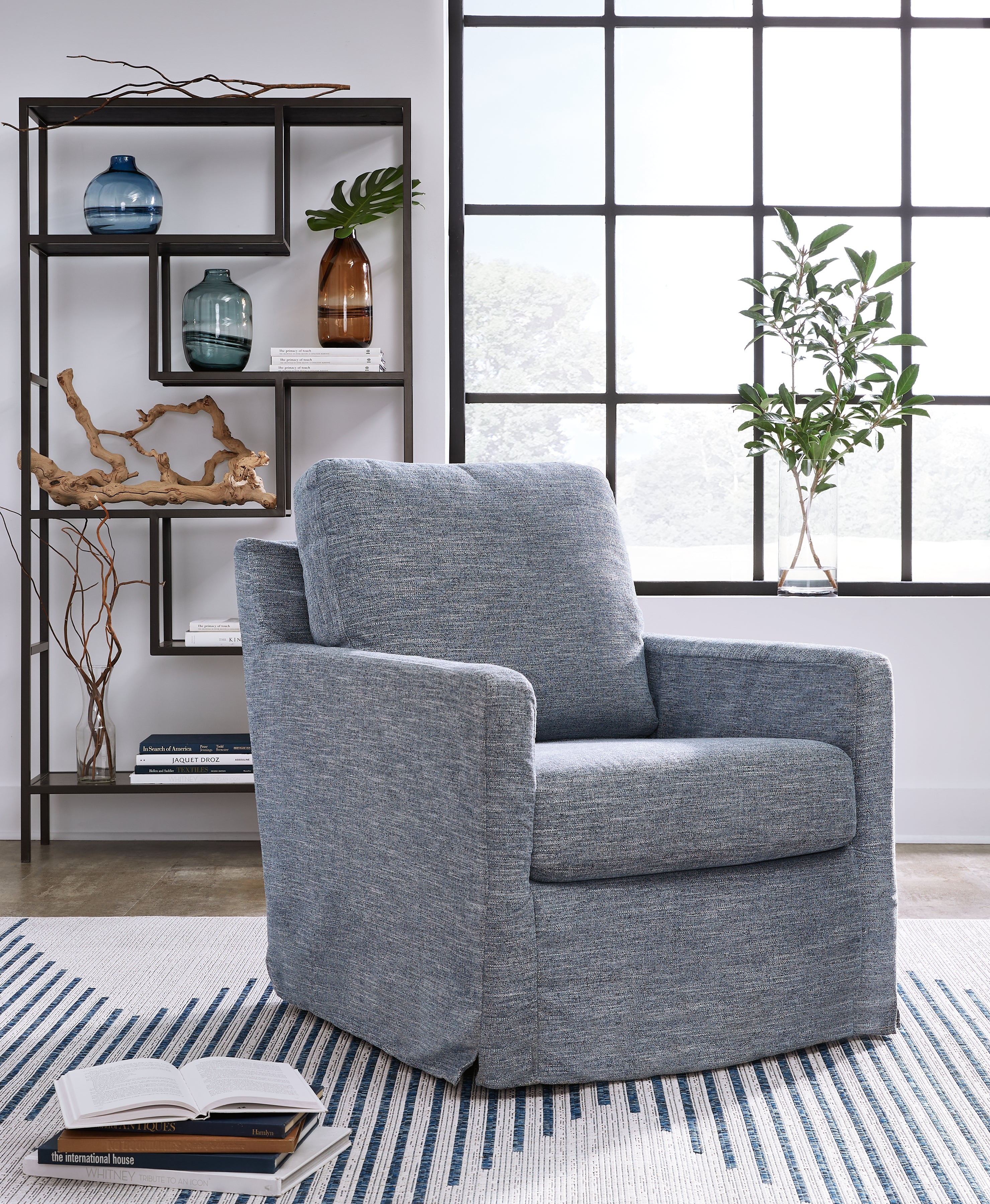Diamond Furniture - Ashley Furniture - Nenana Next-Gen Nuvella Swivel Glider Accent Chair - Swivel Glider Accent Chair - A3000646