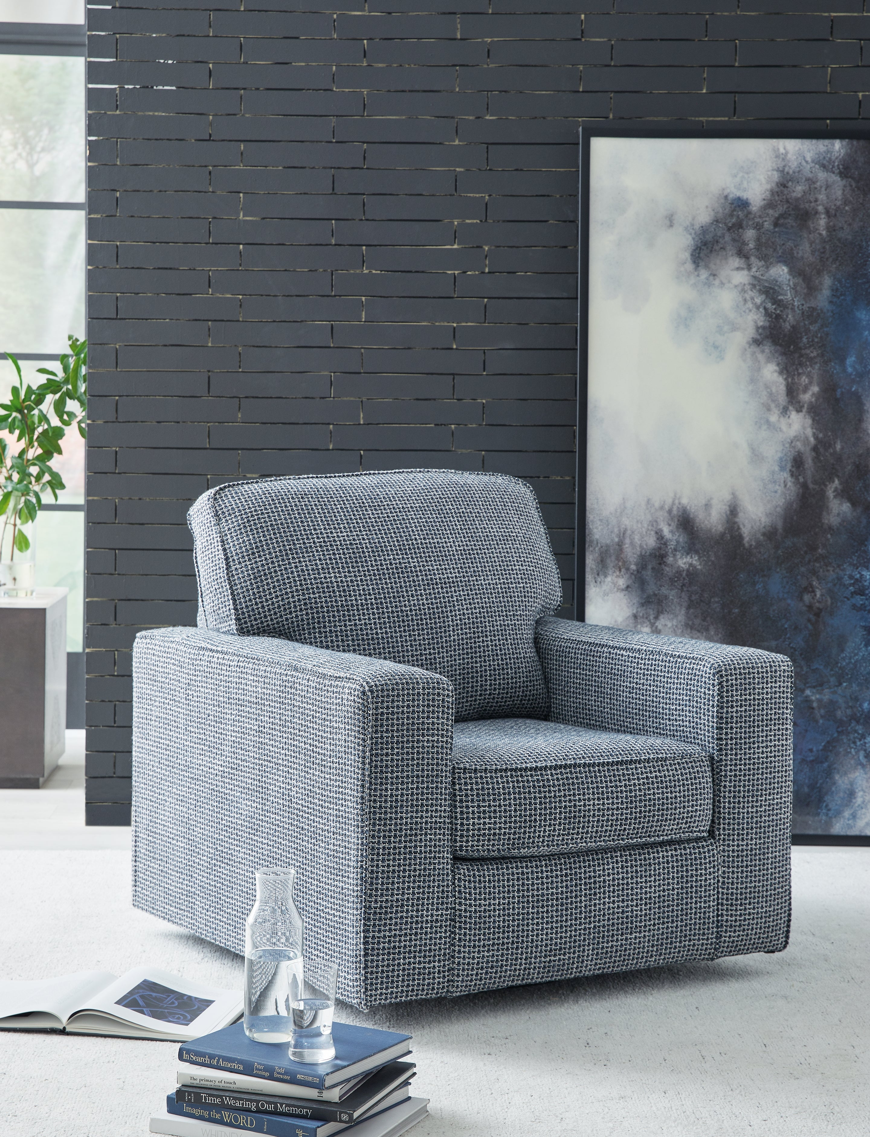 Diamond Furniture - Ashley Furniture - Olwenburg Swivel Accent Chair - Swivel Accent Chair - A3000652