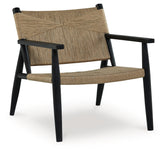 Diamond Furniture - Ashley Furniture - Halfmore Accent Chair - Accent Chair / Black/Natural - A3000672