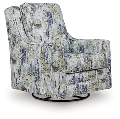 Diamond Furniture - Ashley Furniture - Dustinford Swivel Glider Accent Chair - Swivel Glider Accent Chair / Multi - A3000732