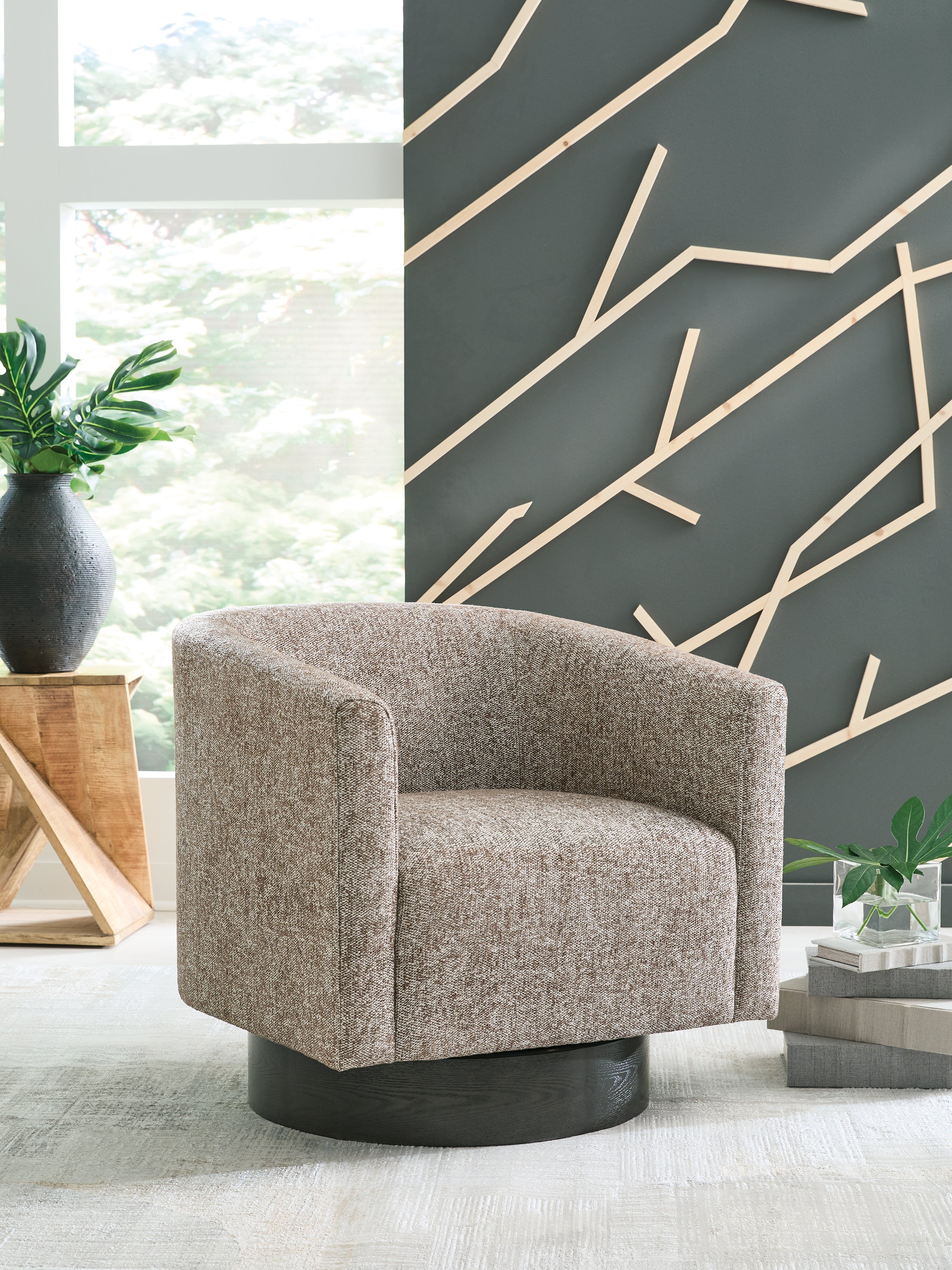 Diamond Furniture - Ashley Furniture - Jorryn Swivel Accent Chair - Swivel Accent Chair - A3000798