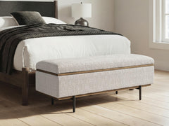 Diamond Furniture - Ashley Furniture - Dettaford Next-Gen Nuvella Storage Bench - Storage Bench - A3000848