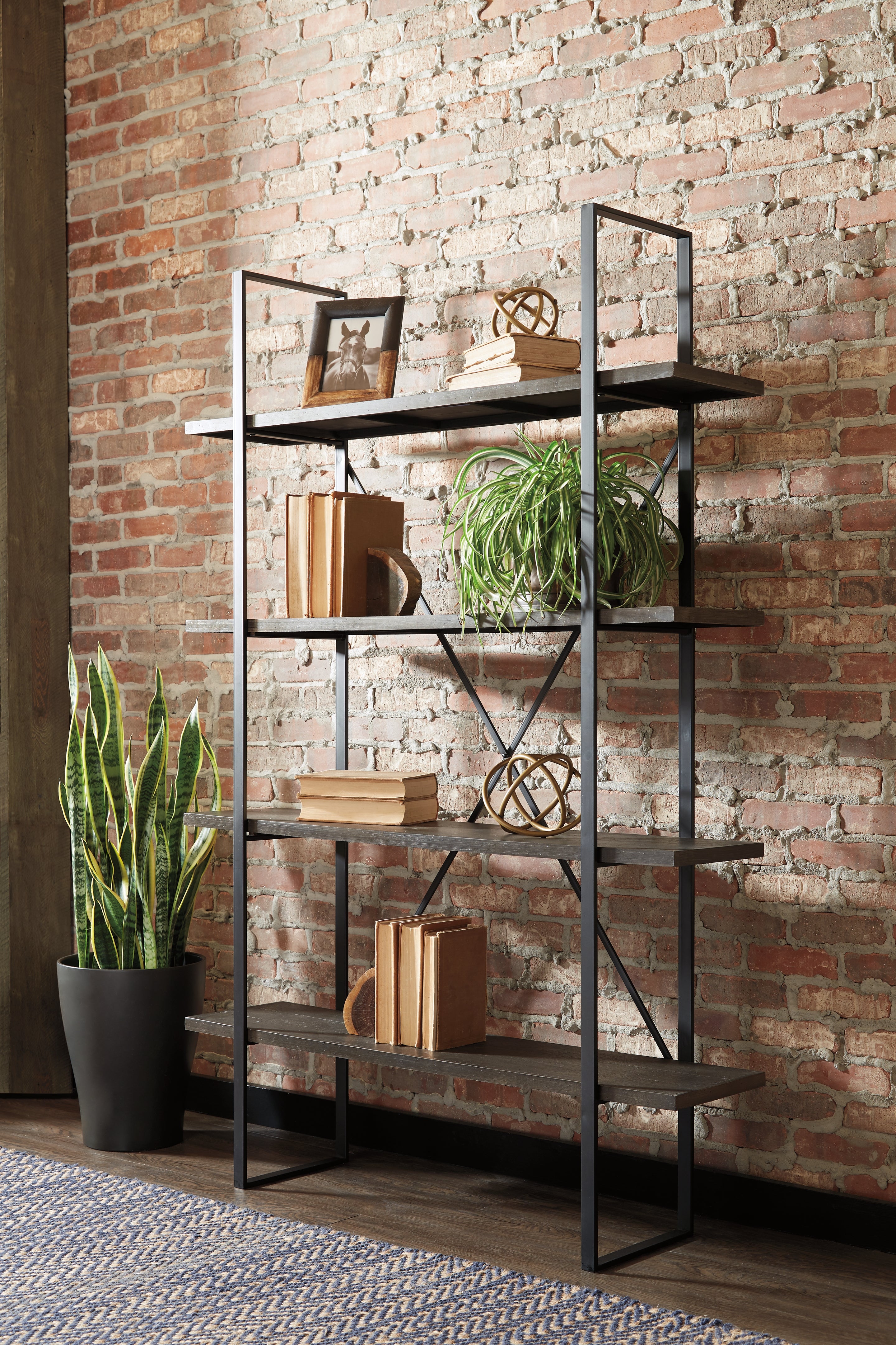 Diamond Furniture - Ashley Furniture - Gilesgrove Bookcase - Bookcase - A4000017