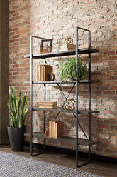 Diamond Furniture - Ashley Furniture - Gilesgrove Bookcase - Bookcase - A4000017