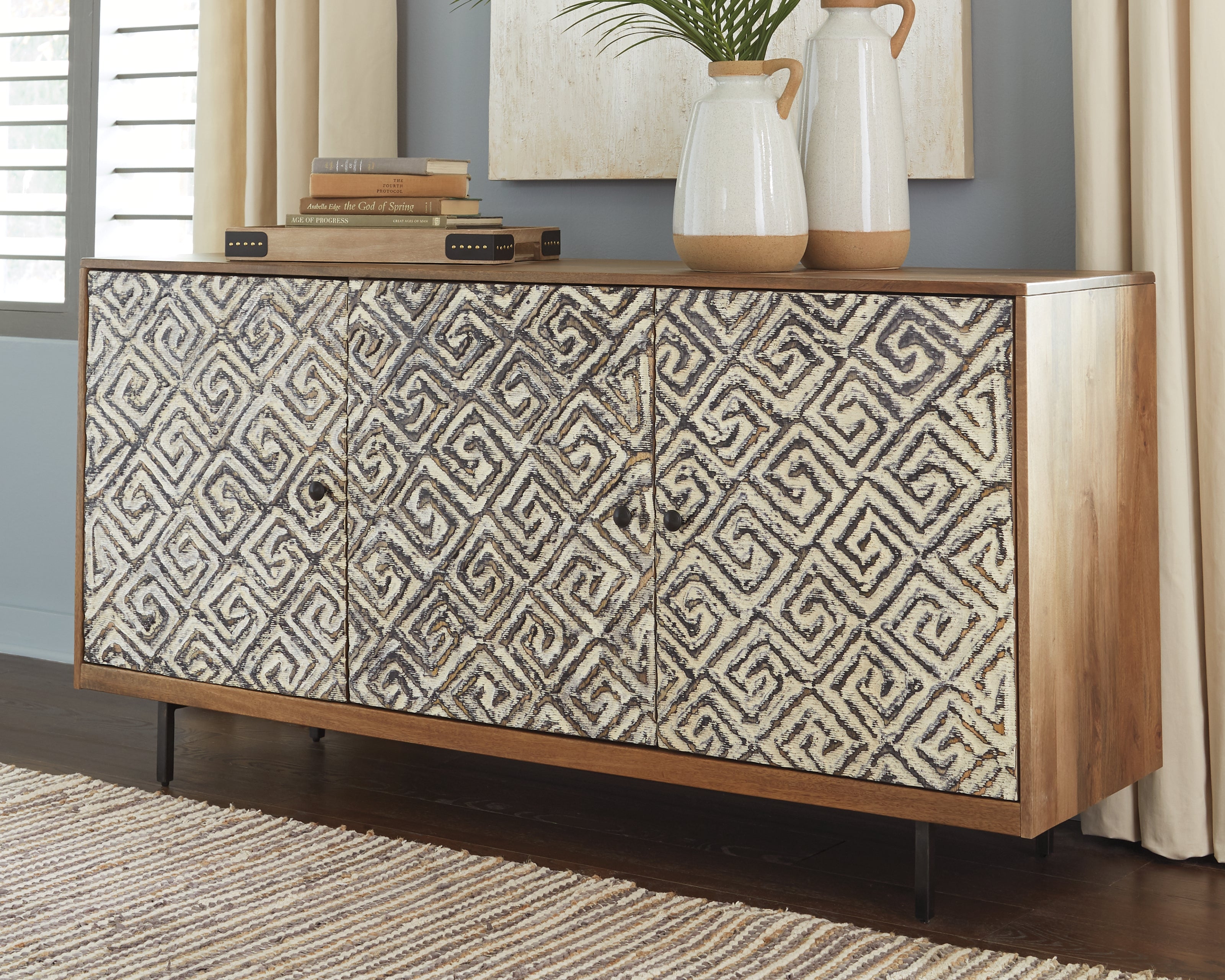 Diamond Furniture - Ashley Furniture - Kerrings Accent Cabinet - Accent Cabinet - A4000258