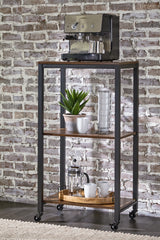 Diamond Furniture - Ashley Furniture - Bevinfield Bar Cart - Bar Cart - A4000394