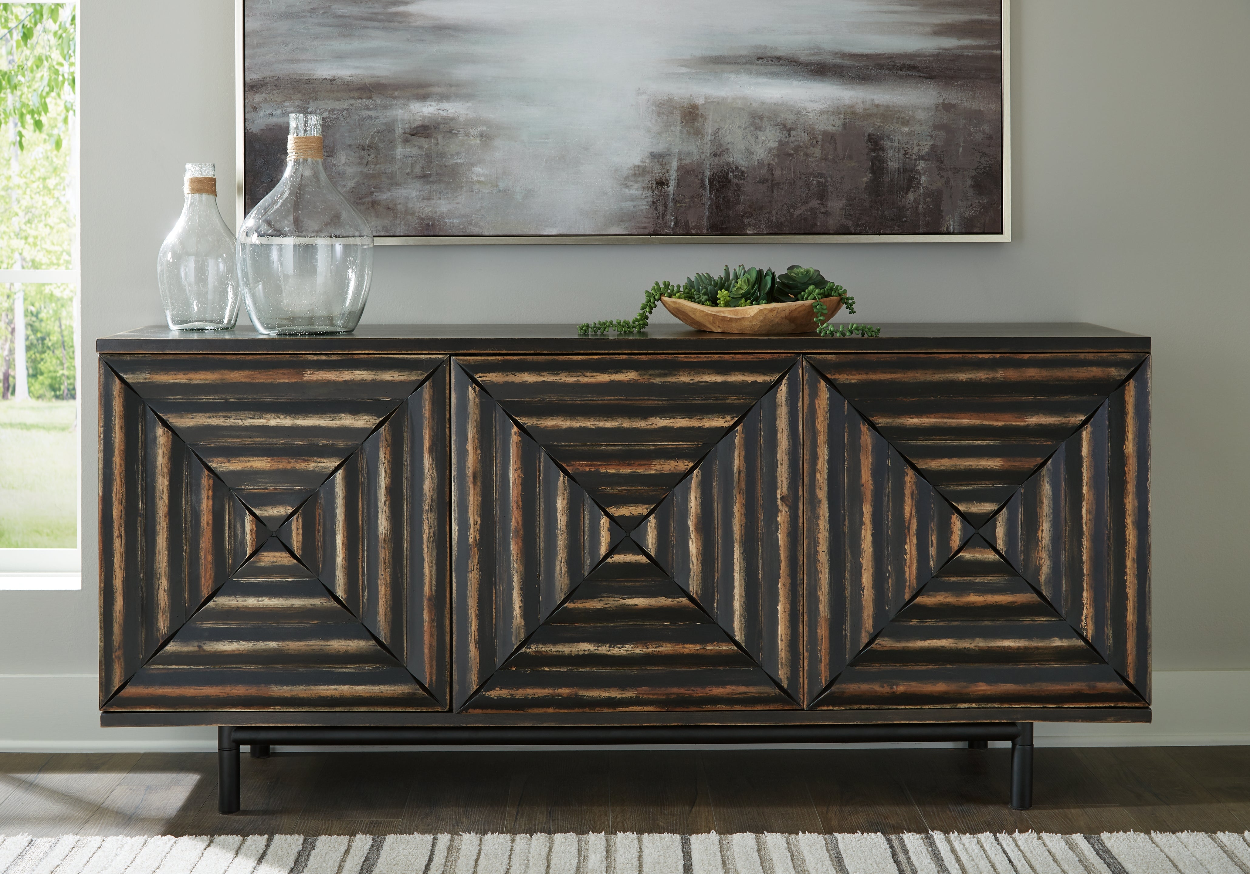 Diamond Furniture - Ashley Furniture - Fair Ridge Accent Cabinet - Accent Cabinet - A4000573