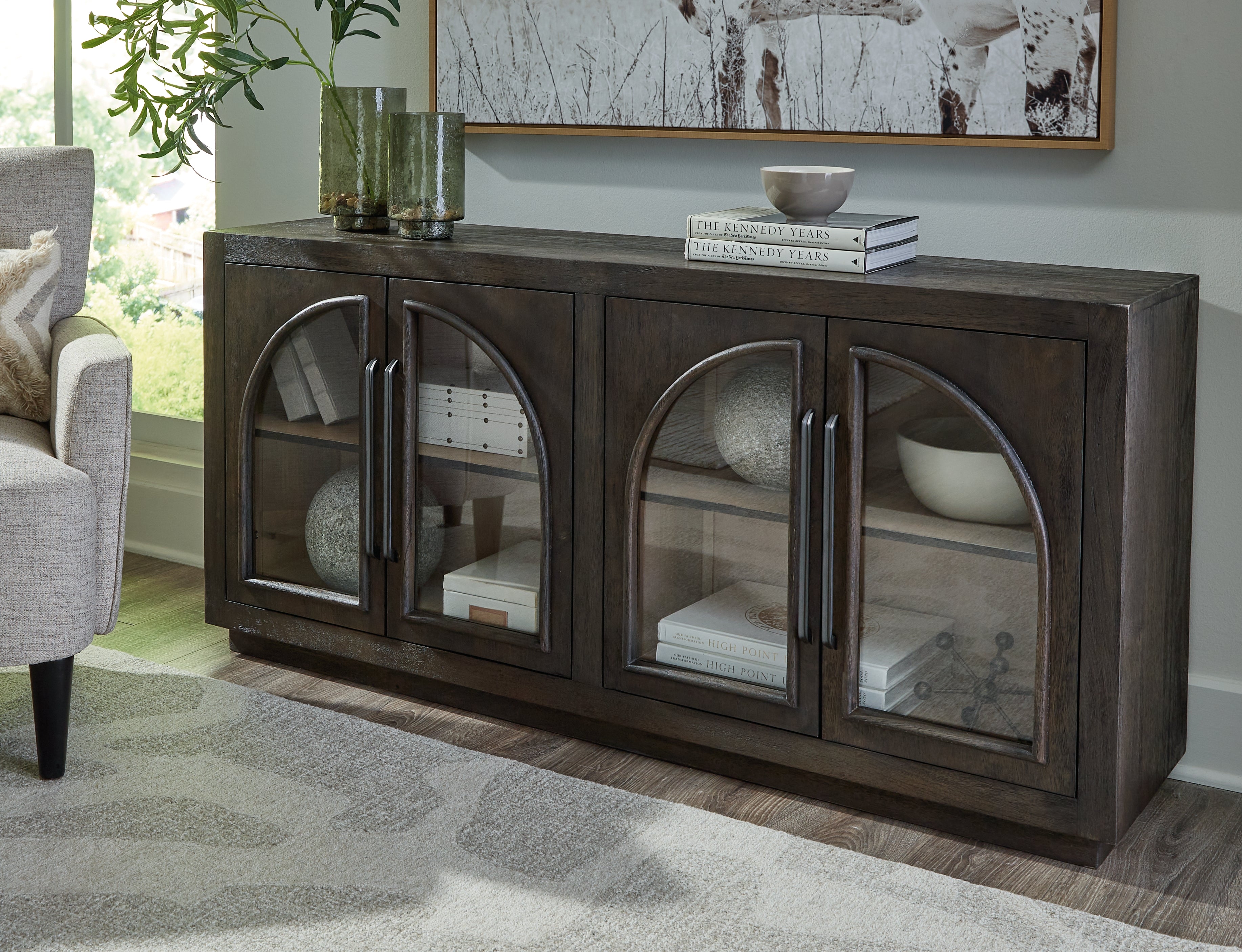 Diamond Furniture - Ashley Furniture - Dreley Accent Cabinet - Accent Cabinet - A4000586