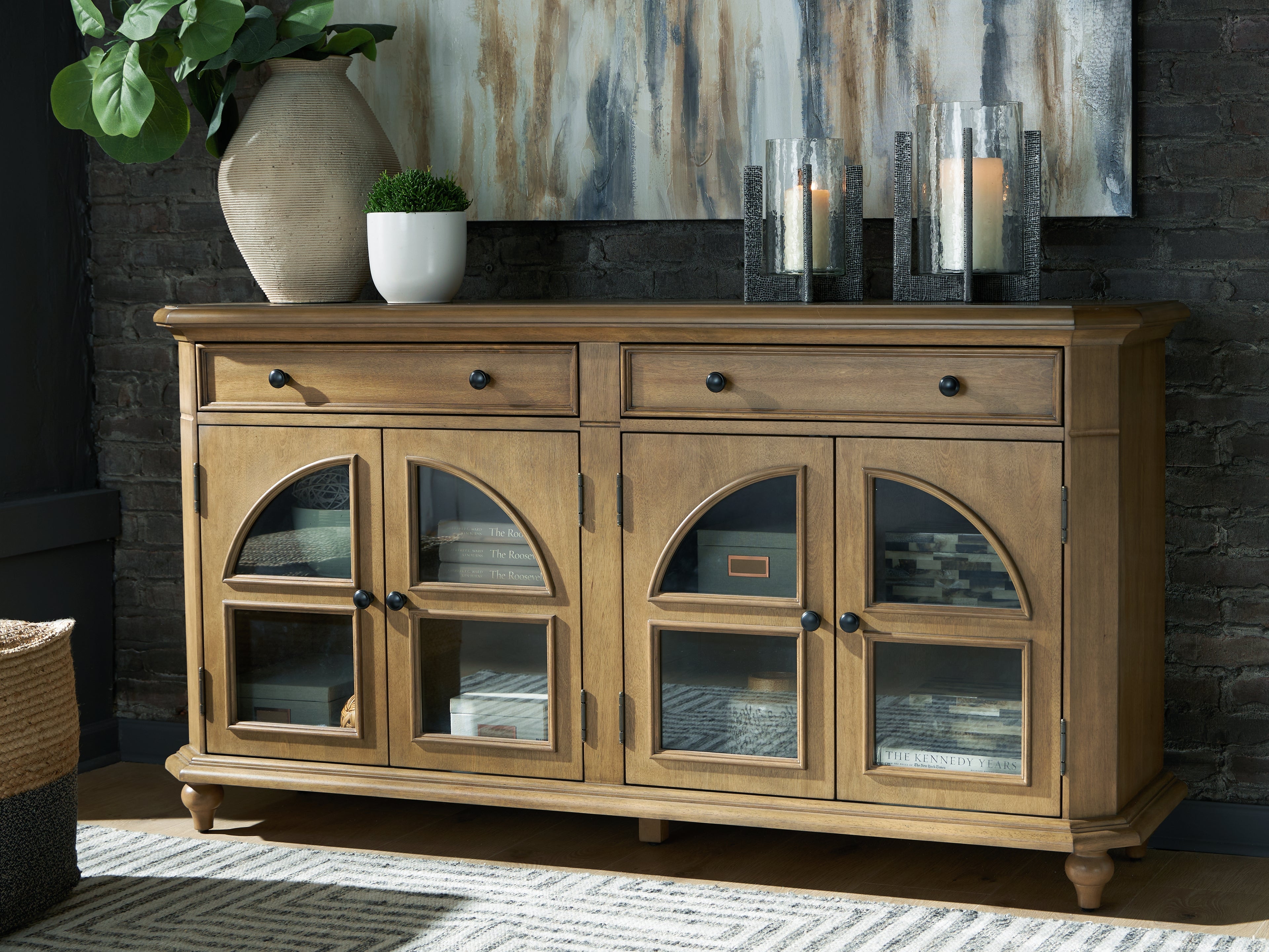 Diamond Furniture - Ashley Furniture - Barlomore Accent Cabinet - Accent Cabinet - A4000597
