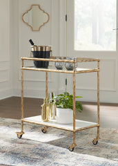 Diamond Furniture - Ashley Furniture - Plattfield Bar Cart - Bar Cart - A4000625