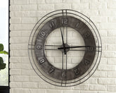 Diamond Furniture - Ashley Furniture - Ana Sofia Wall Clock - Wall Clock - A8010068