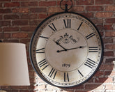 Diamond Furniture - Ashley Furniture - Augustina Wall Clock - Wall Clock - A8010110