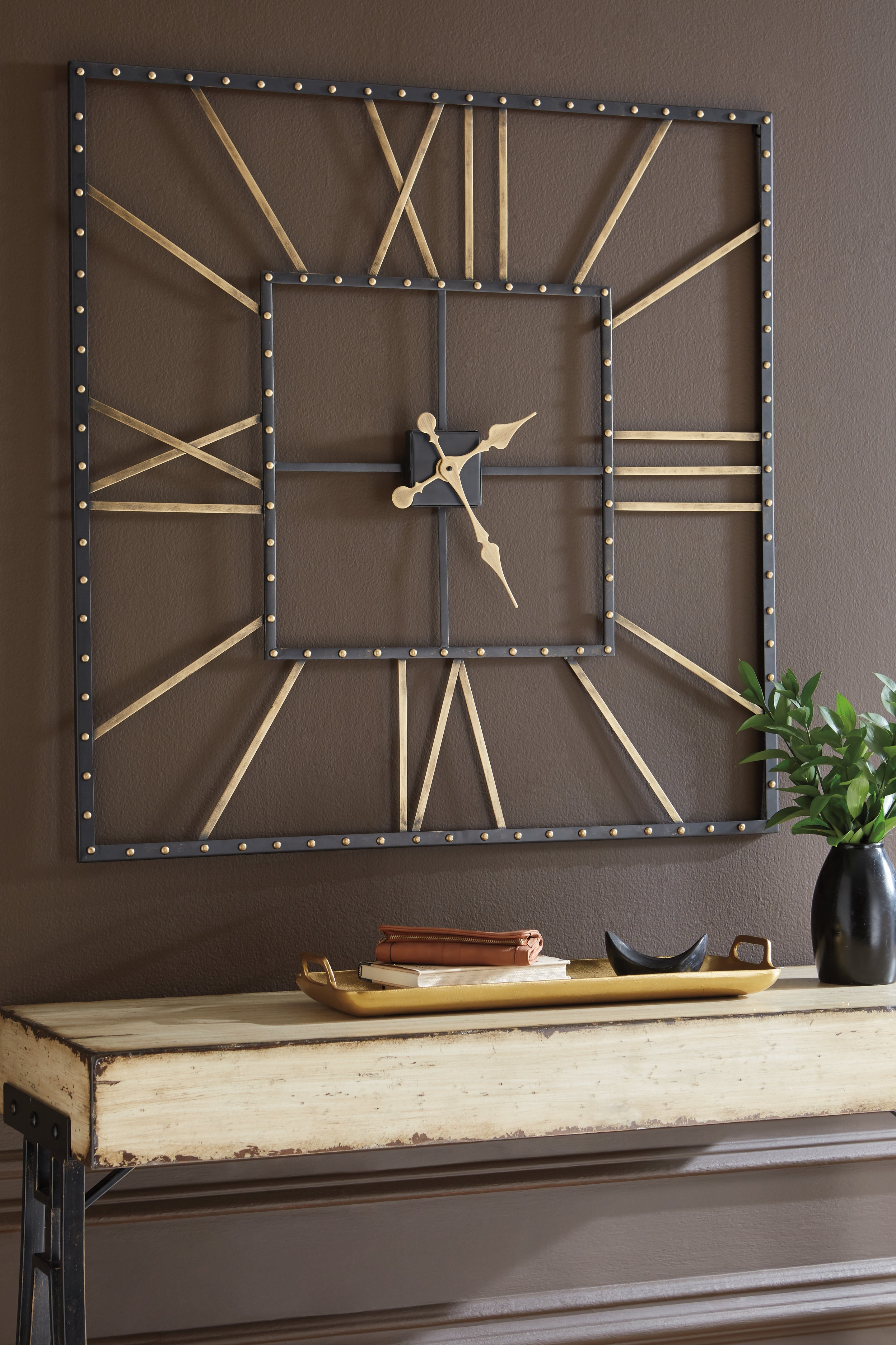Diamond Furniture - Ashley Furniture - Thames Wall Clock - Wall Clock - A8010112