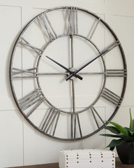 Diamond Furniture - Ashley Furniture - Paquita Wall Clock - Wall Clock - A8010237