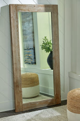 Diamond Furniture - Ashley Furniture - Waltleigh Floor Mirror - Floor Mirror - A8010278