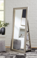 Diamond Furniture - Ashley Furniture - Evesen Floor Standing Mirror with Storage - Floor Standing Mirror/Storage - A8010379