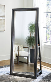 Diamond Furniture - Ashley Furniture - Evesen Floor Standing Mirror/Storage - Floor Standing Mirror/Storage - A8010384