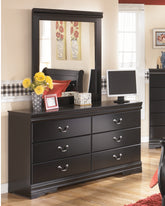 Diamond Furniture - Ashley Furniture - Huey Vineyard Dresser and Mirror - Dresser and Mirror - B128B1