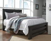 Diamond Furniture - Ashley Furniture - Brinxton Queen Panel Bed - Queen Panel Bed - B249B2