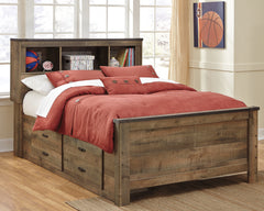 Diamond Furniture - Ashley Furniture - Trinell Full Panel Bed with 2 Storage Drawers - Full Panel Bed with 2 Storage Drawers - B446B10